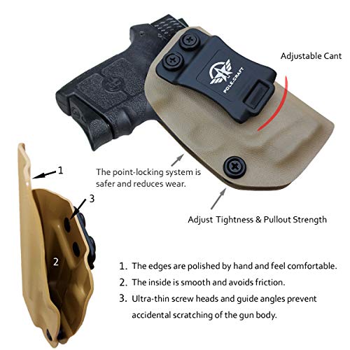 IWB Kydex Holster for Bodyguard 380 with Integrated Laser G38170