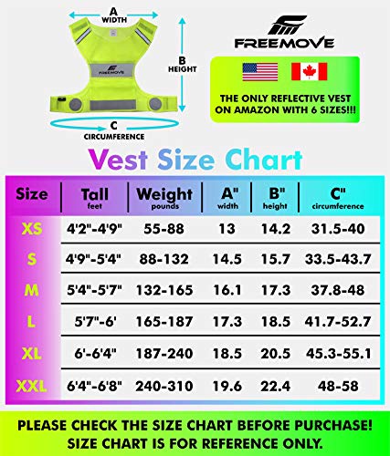 Reflective Vest for Running, Walking, Cycling with Bands and Bag H320359