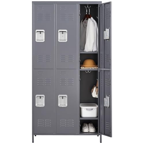Metal Lockers with Shelves 72" H for Employees C448234