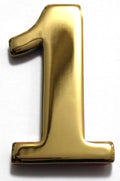 Number 1-2" Brass Numbers Better Box Mailboxes Brass Mail Box Numbers Two Inch Solid Brass Number 1