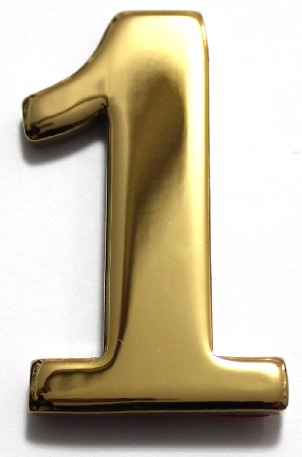 Number 1-2" Brass Numbers Better Box Mailboxes Brass Mail Box Numbers Two Inch Solid Brass Number 1