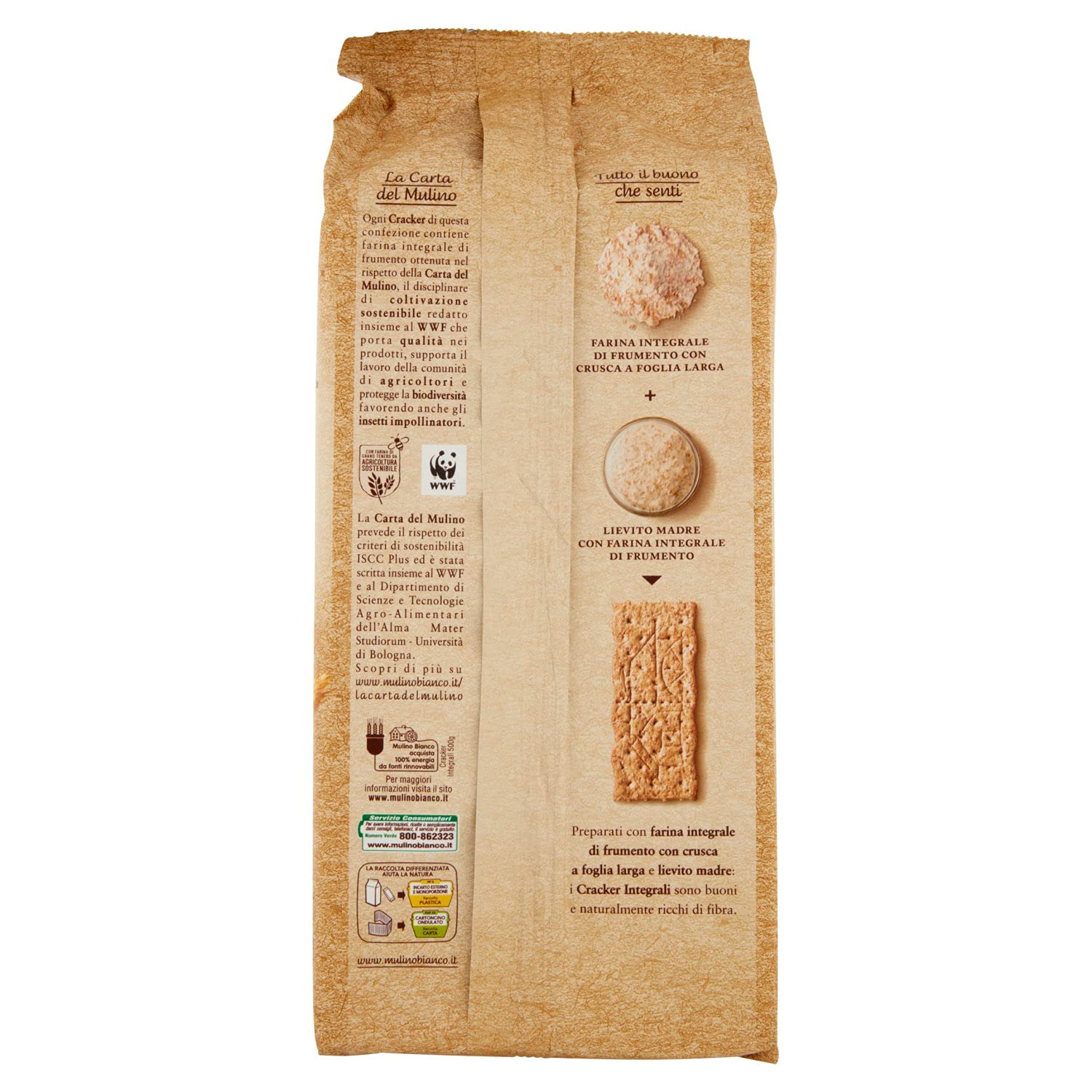 Whole Wheat Italian Crackers 17.63 oz P9560