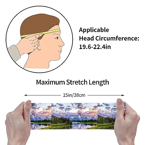 Sweatbands Sports Headband for Men and Women, Breathable Non-Slip Fabric for Running Cycling Yoga P23732