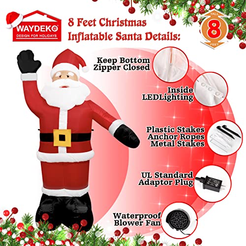 Christmas Inflatable Nutcracker Soldier Yard Decoration 8 Feet N96849