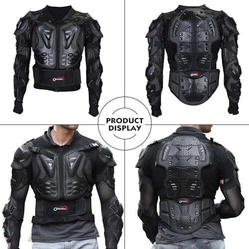 Motorcycle Body Protective Jacket Armor for Men, Motocross Riding Gear L50692
