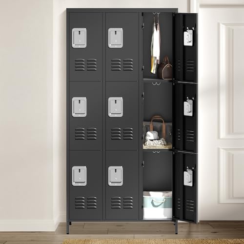 Metal Lockers with Shelves 72" H for Employees C448234