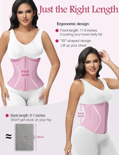 Waist Trainer Corset for Women with Zipper Hooks I774505