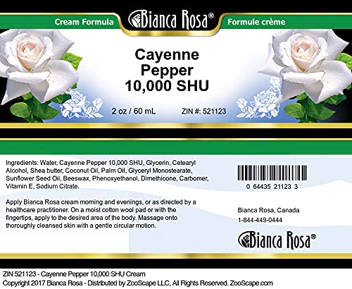 Cayenne Pepper 10,000 SHU Cream, 2 oz E6930