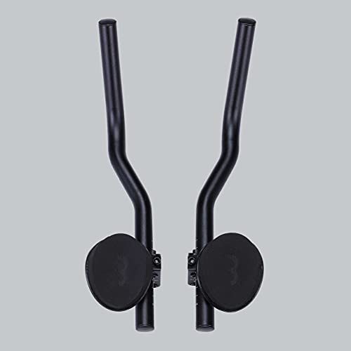 Aero Bars Aluminium Two-Piece Tri Bars Black 26/31.8 mm Bike Handlebar L563