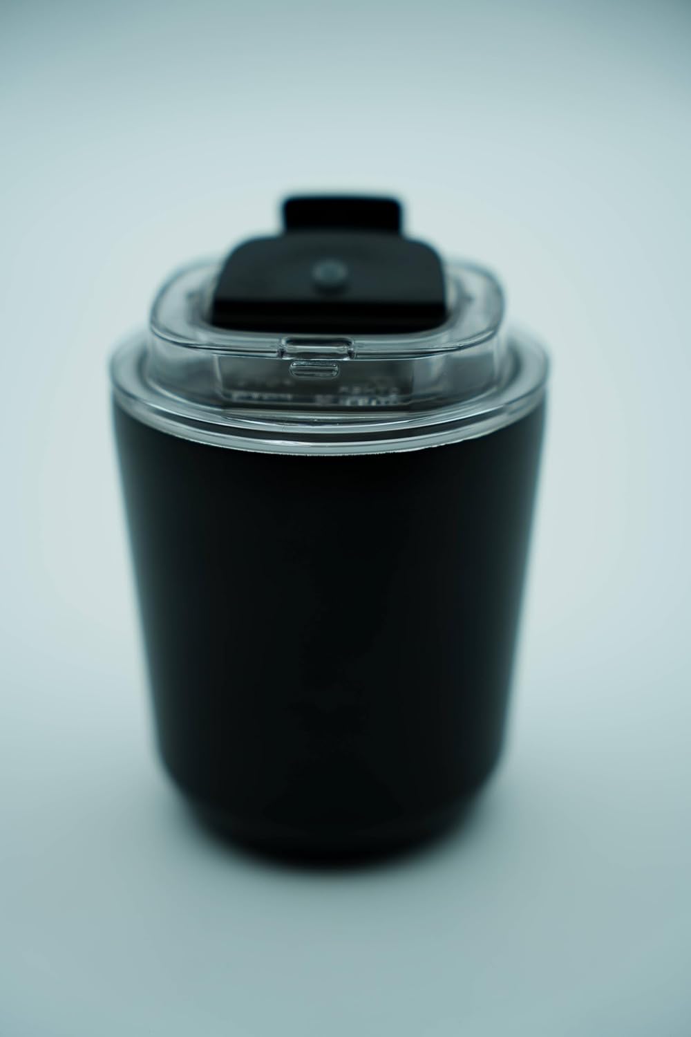 Stackable stainless steel espresso cup with lid, 8.8 oz O590036