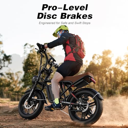 Electric Bike 750W for Adults, 65+ Miles Range, 25 MPH, Full Suspension G94813