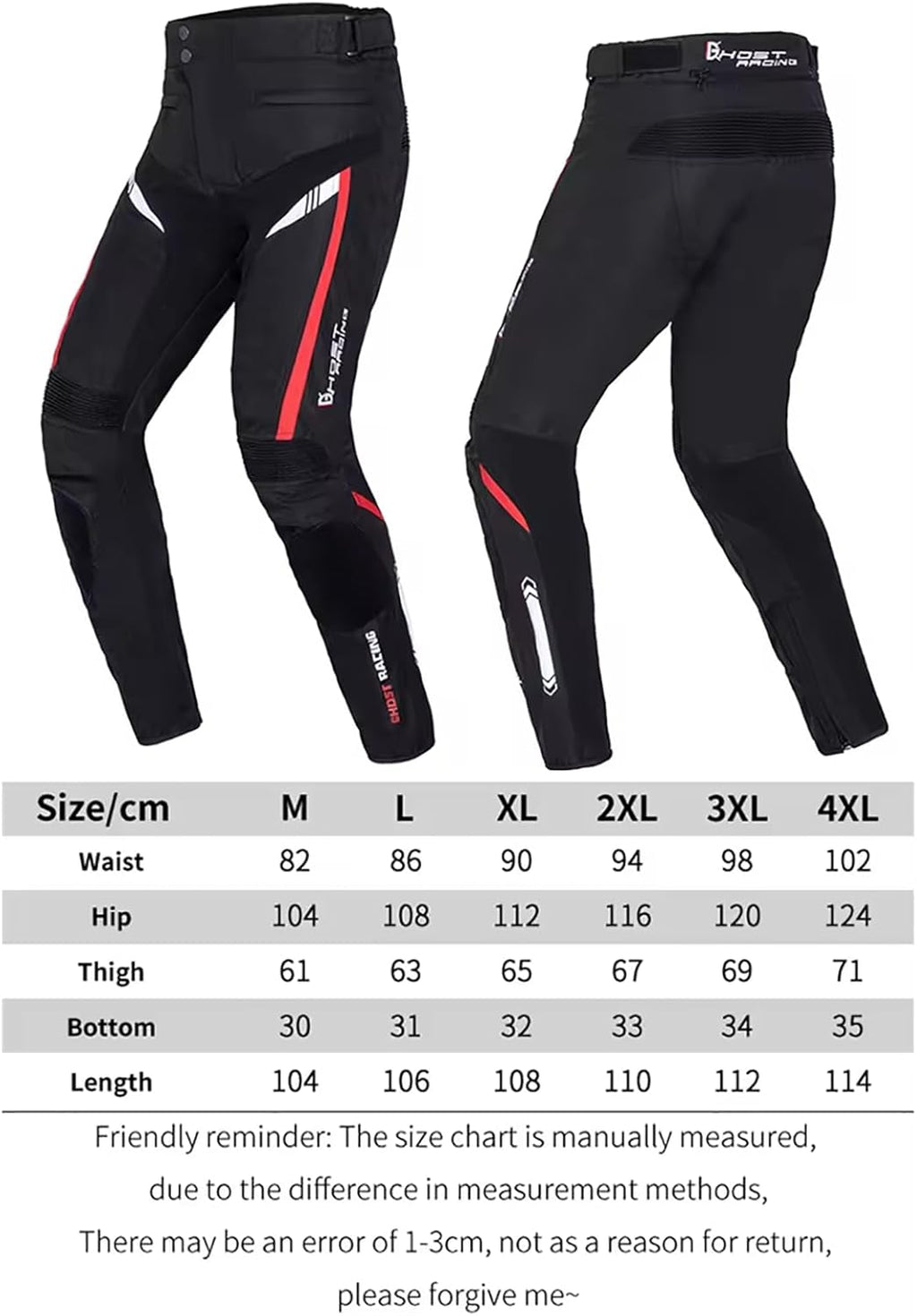 Motorcycle Jacket and Trousers Set, Waterproof Windproof, Grey I809763