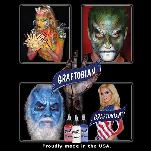 Airbrush Makeup Body Paint - Primary Colors Set (5 Colors) L8258
