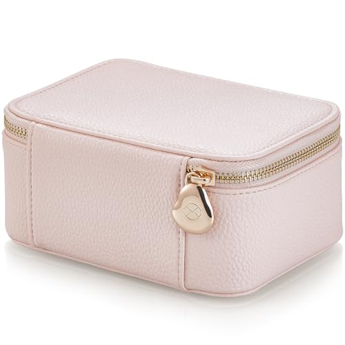 Small Jewelry Case with 6 Zipper Bags for Women A930584