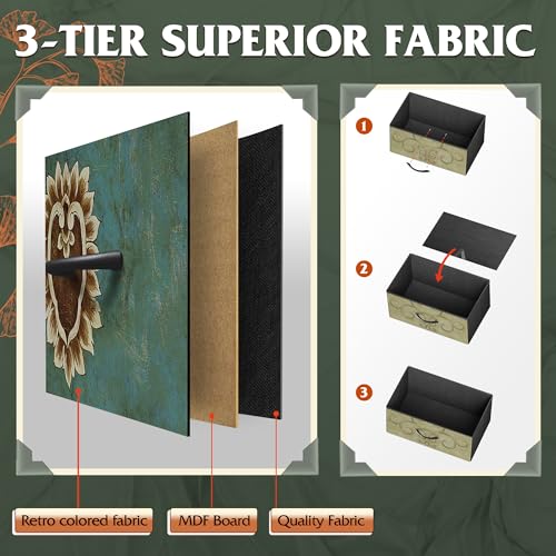 9-Drawer Fabric Storage Tower for Bedroom, Closet, Tall Chest Organizer with Steel Frame R839993