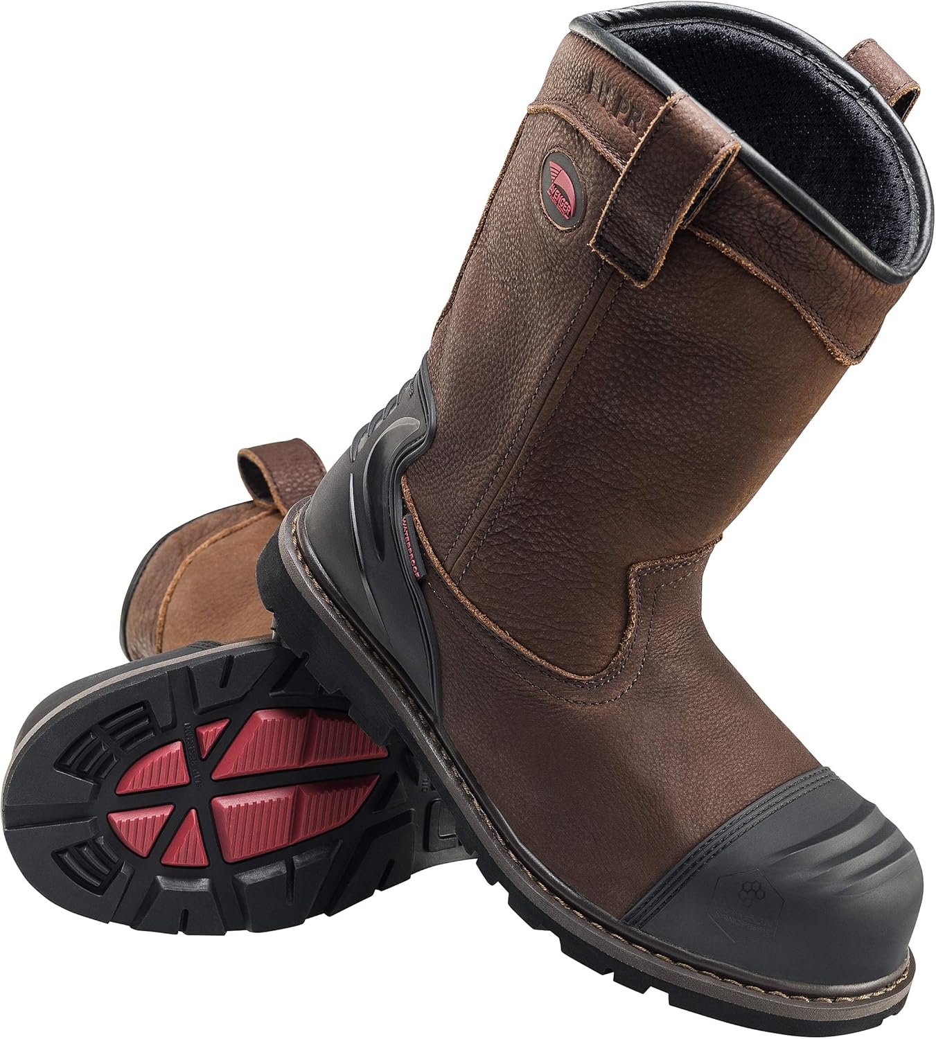 Men's Carbon Toe Waterproof Wellington Work Boots S1100