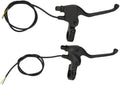 1Pair E Bike Brake Levers Aluminium Alloy Left Brake & Right Hand Brake Power Failure Hand Brake Lever for Electric Bike Scoooter