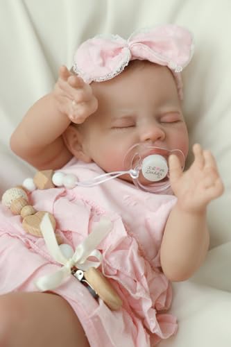 20 Inch Realistic Reborn Baby Doll in Green Outfit with Accessories B700