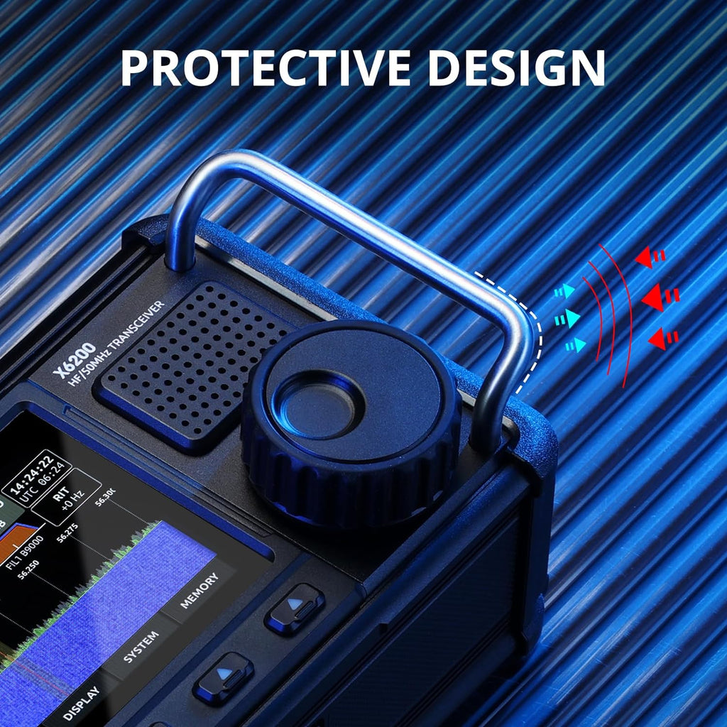 Portable HF Radio Transceiver with 4" LCD Screen X6762