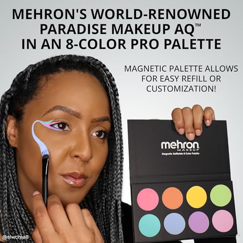 8 Color Face & Body Paint Palette, Water Activated M7690