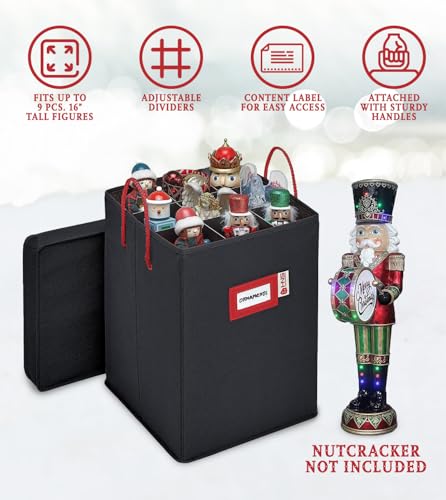 Christmas Nutcracker Storage Box for Figurines and Ornaments R1156