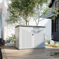 Outdoor Storage Shed with Floor, Waterproof Vertical Cabinet I260366