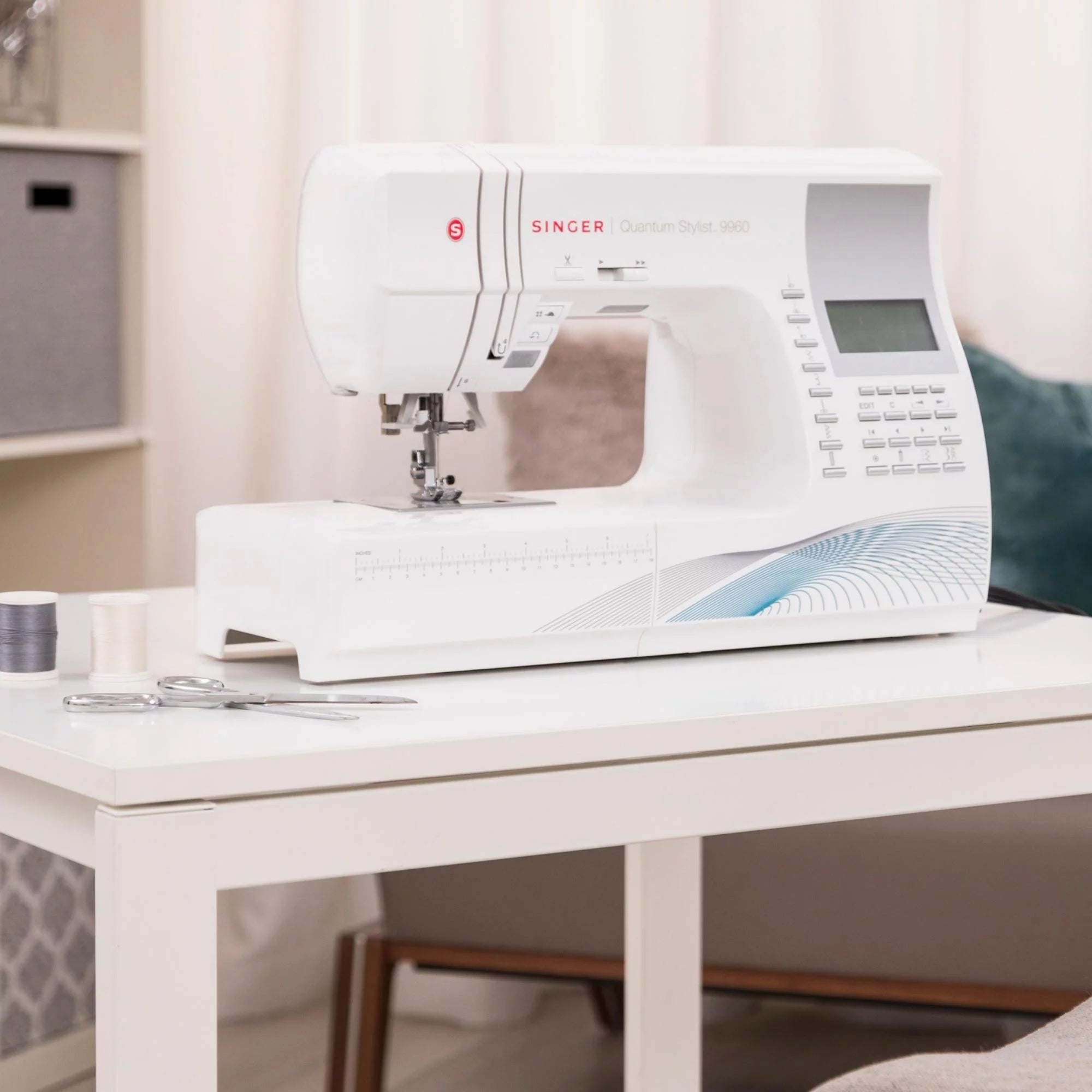 Computerized Sewing Machine with Accessory Kit and Extension Table B544735