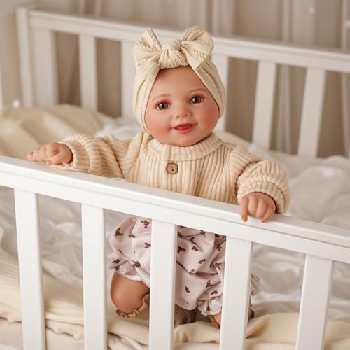 Reborn Baby Doll Sunny - 17 Inch Soft Vinyl Realistic Poseable Doll with Accessories L43468