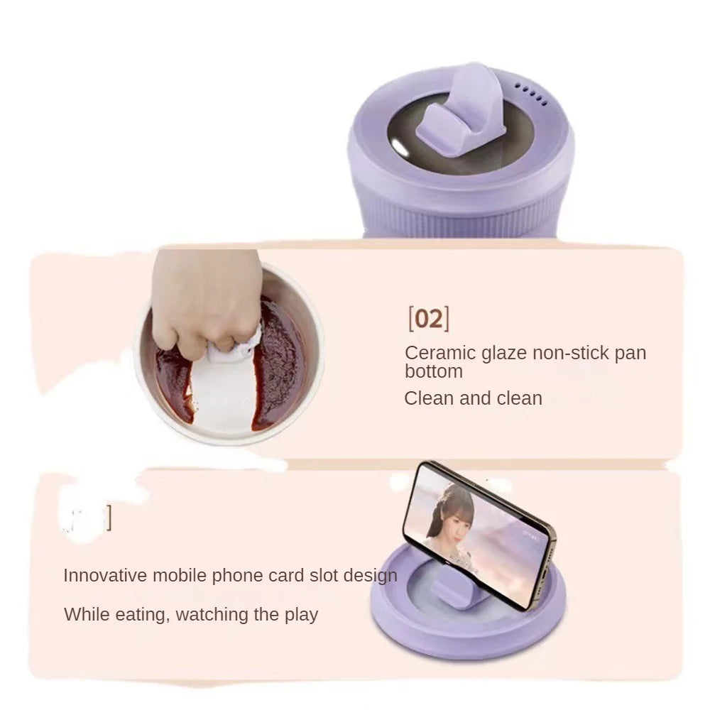 Mini Electric Cooker Portable Small Pot X63060