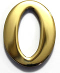 Number 0-2" Brass Numbers Better Box Mailboxes Brass Mail Box Numbers Two Inch Solid Brass Number 0