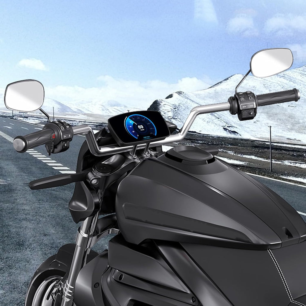 Heated Motorcycle Handlebar Grips with 5-Gear Temperature Control Y28085