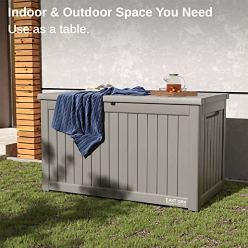 Outdoor Storage Box 31 Gallon Waterproof Resin Deck Box V3075