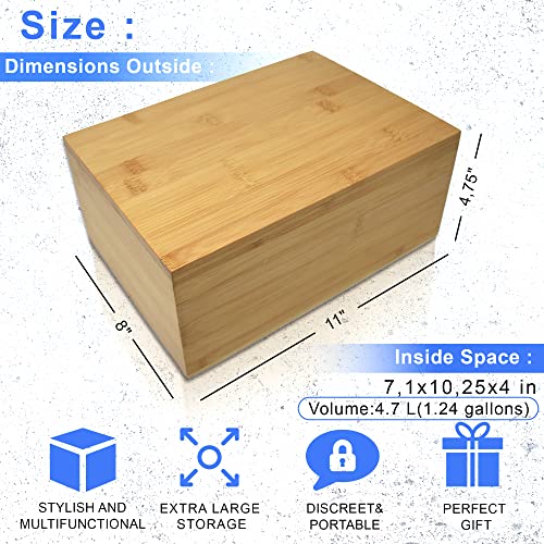 Wooden Lock Box with Electronic Timer Lock N50066