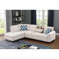 4-in-1 Convertible L Shaped Couch with Pull Out Bed and Storage Z983