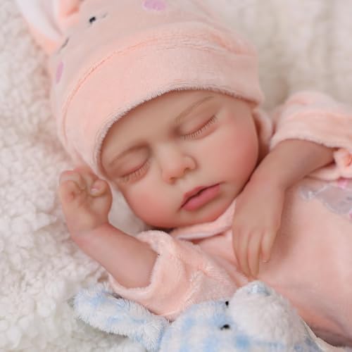 12 Inch Lifelike Reborn Baby Doll Silicone Full Body with Toy Accessories O3531