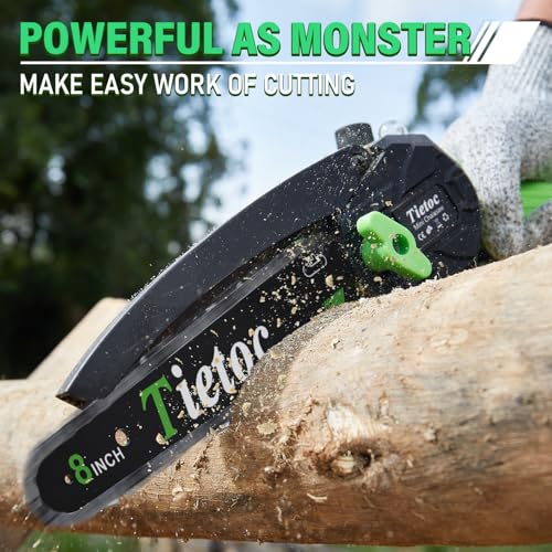 6 Inch Mini Electric Chainsaw Cordless Battery Powered, Hand Held Saw for Wood Trimming V216130