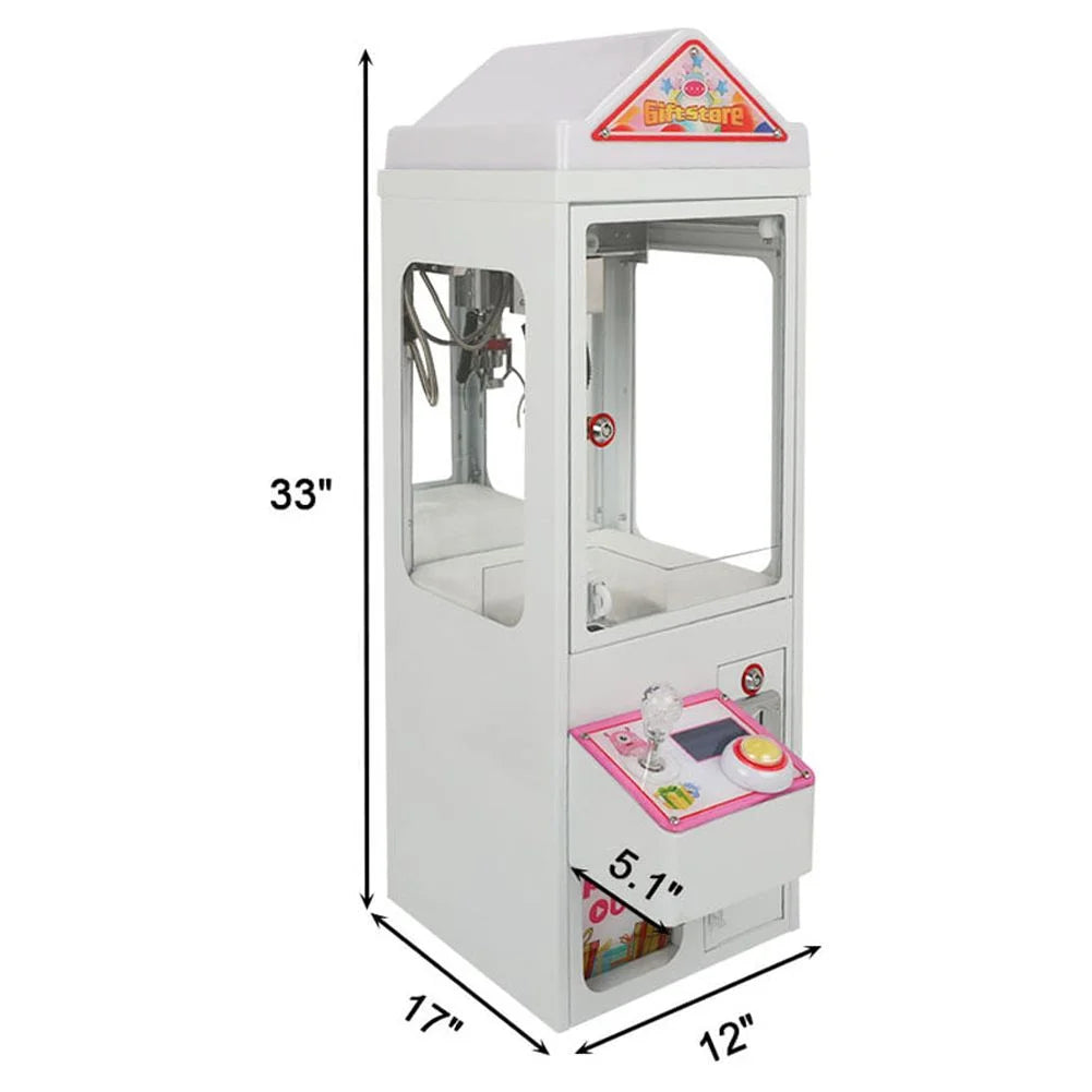Mini Claw Crane Machine 110V Metal Case Candy Toy Catcher A196