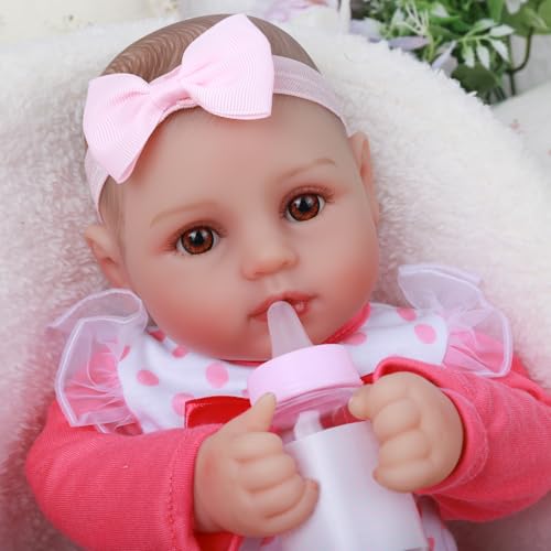 20 Inch Realistic Reborn Baby Doll in Green Outfit with Accessories B700