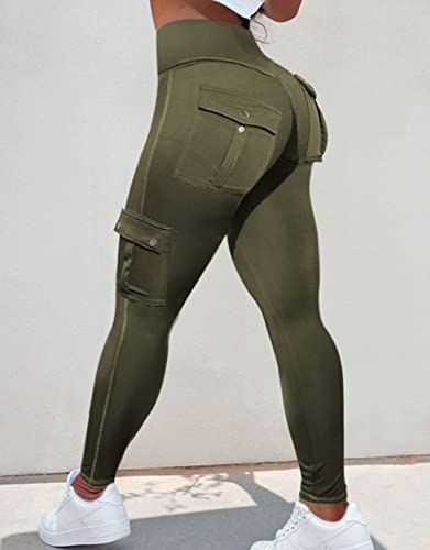 Butt Lifting Leggings with Flap Pockets B9235