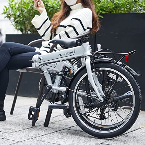 Folding Bike, Lightweight Aluminum Frame, 8-Speed, 20 Inch Y746