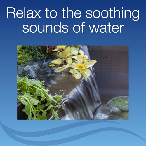 Container Water Feature Kit with Waterfall Fountain, Pump & Filtration for Indoor & Outdoor Mini Pond O74793