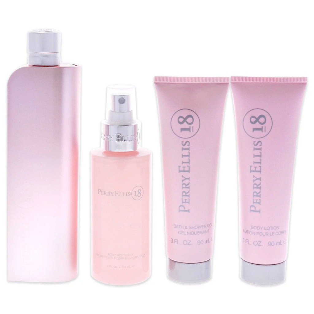 Women's 4-Piece Fragrance Gift Set with EDP Spray, Body Lotion, Body Mist & Shower Gel V130031