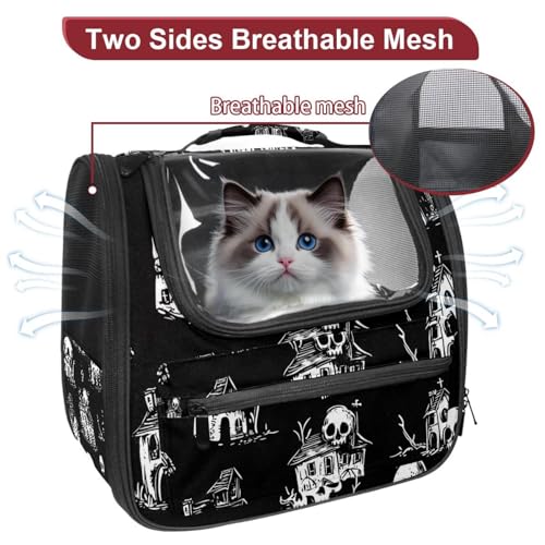 Halloween Cat Backpack Carrier, Breathable Bubble Pet Backpack R5452