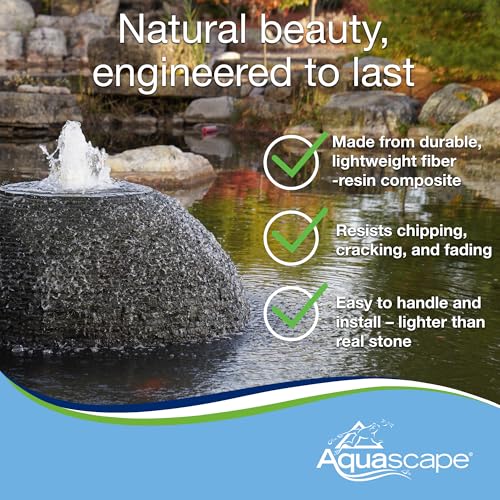 Stacked Slate Sphere Water Fountain for Garden E42324