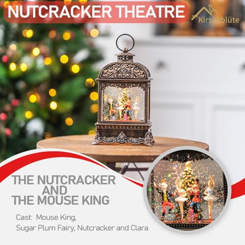 Nutcracker and Mouse King Snow Globe Music Box W567228