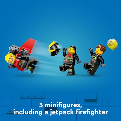 Fire Rescue Plane Building Blocks Playset for Kids Ages 6+ V3049