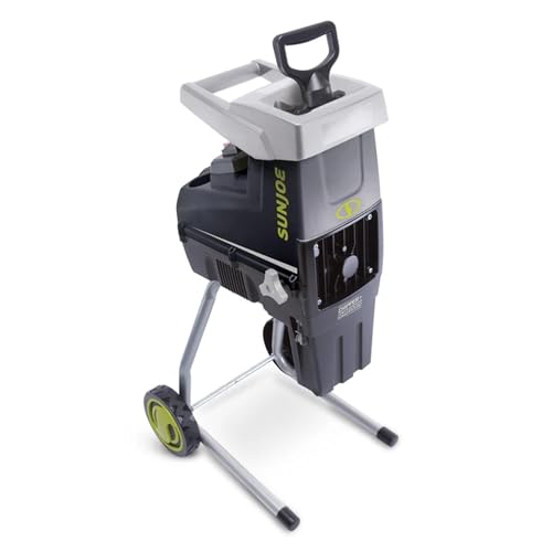 Wood Chipper Shredder, 15-Amp Corded Electric Yard Waste Machine with Collection Bag G953