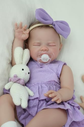 20 Inch Realistic Reborn Baby Doll in Green Outfit with Accessories B700