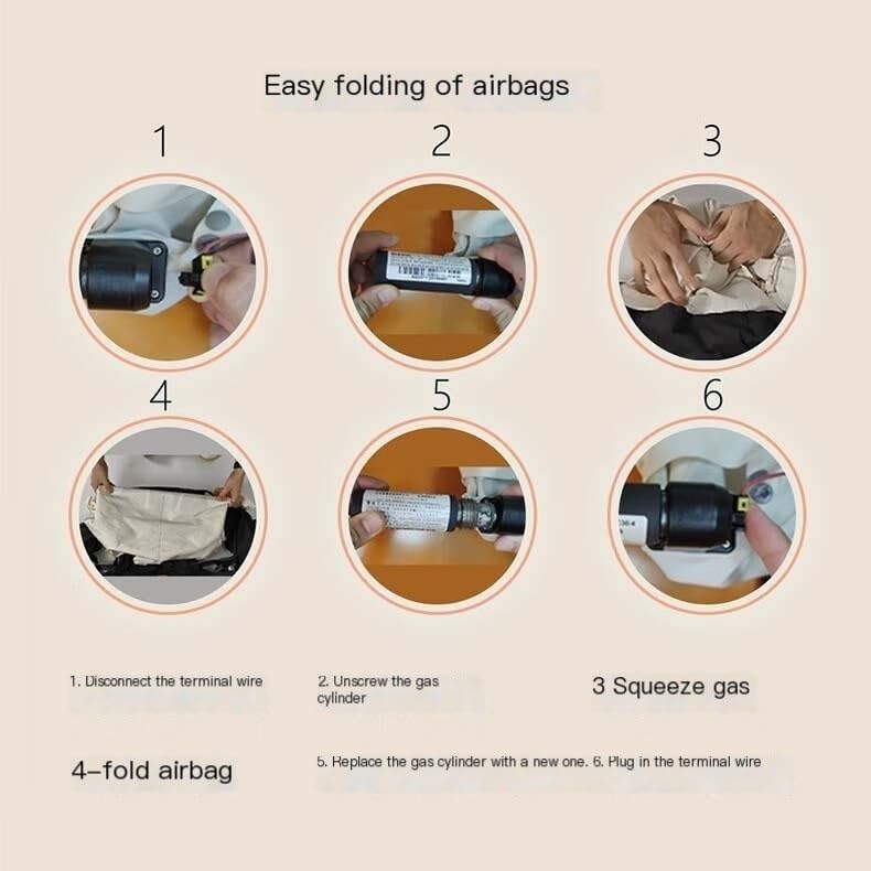 Anti-fall Airbag Vest for Elderly Motorcycle Riding L9475