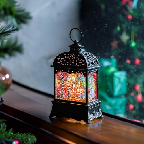 Nutcracker and Mouse King Snow Globe Music Box W567228